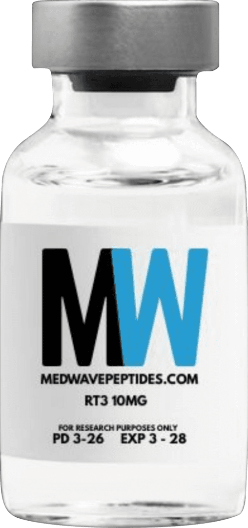 Vial labeled "MW" with dosage information.
